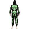 imageSpooktacular Creations Adult Men Skeleton Pajama Family Matching Skeleton Jumpsuit Pajama Glow in the Dark
