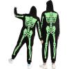 imageSpooktacular Creations Adult Men Skeleton Pajama Family Matching Skeleton Jumpsuit Pajama Glow in the Dark