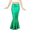 imageSpooktacular Creations Adult Metallic Hologram Shiny Mermaid Skirt Costume Role Play for Halloween Costumes Party EventsGreen