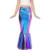 imageSpooktacular Creations Adult Metallic Hologram Shiny Mermaid Skirt Costume Role Play for Halloween Costumes Party EventsMulti