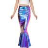 imageSpooktacular Creations Adult Metallic Hologram Shiny Mermaid Skirt Costume Role Play for Halloween Costumes Party EventsMulti