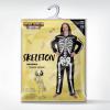 imageSpooktacular Creations Adult Skeleton Costumes for Men Skeleton Jumpsuit Pajama ZipUp Hooded Jumpsuit Halloween SleepwearBlack