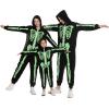 imageSpooktacular Creations Adult Women Skeleton Family Matching Skeleton Pajama Jumpsuit Glow in the Dark