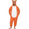 imageSpooktacular Creations Adults Unisex Pajama Bear Hooded Jumpsuit Costume with Hat ZipUp Hooded Sleepwear