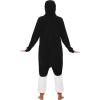 imageSpooktacular Creations Adults Unisex Pajama Penguin Hooded Jumpsuit Costume with Hat Penguin ZipUp Hooded Sleepwear