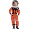 imageSpooktacular Creations Astronaut Costume with Helmet Space Suit for Toddler Kids Astronaut Halloween Costume for CosplayOrange