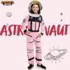 imageSpooktacular Creations Astronaut Costume with Helmet Space Suit for Toddler Kids Astronaut Halloween Costume for CosplayPink