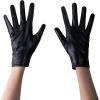 imageSpooktacular Creations Black Metallic Gloves Unisex Shiny Black Gloves for Adult Kids Halloween Costume Accessory Evening Stretch Dress Glove