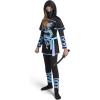 imageSpooktacular Creations Black and Red Ultimate Ninja Dragon Costume Set for kids Girls Halloween Dress UpBlue