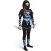 imageSpooktacular Creations Black and Red Ultimate Ninja Dragon Costume Set for kids Girls Halloween Dress UpBlue