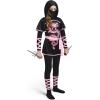 imageSpooktacular Creations Black and Red Ultimate Ninja Dragon Costume Set for kids Girls Halloween Dress UpPink