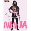 imageSpooktacular Creations Black and Red Ultimate Ninja Dragon Costume Set for kids Girls Halloween Dress UpPink