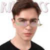 imageSpooktacular Creations Blue Flame Glasses Rimless Blue Fire Glasses Halloween Fire Sunglasses for All Flame Sunglasses for Halloween Costumes Devil AccessoriesPink