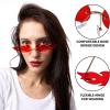 imageSpooktacular Creations Blue Flame Glasses Rimless Blue Fire Glasses Halloween Fire Sunglasses for All Flame Sunglasses for Halloween Costumes Devil AccessoriesRed