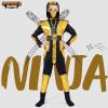 imageSpooktacular Creations Boys Halloween Costumes Ninja Costume for Kids Golden Ninja Outfit for Toddler Cosplay Parties