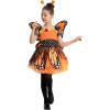 imageSpooktacular Creations Child Girls Butterfly Costume Toddlers Butterfly Outfit wWings Headband for Kids Halloween PartiesOrange