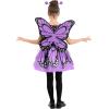 imageSpooktacular Creations Child Girls Butterfly Costume Toddlers Butterfly Outfit wWings Headband for Kids Halloween PartiesPurple