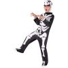 imageSpooktacular Creations Child Unisex Cartoonish Skeleton Trex Dinosaurs Costume for Halloween Dress upDinosaurs Themed Party