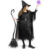 imageSpooktacular Creations Classic Kids Witch Costume Toddler Gothic Sorceress Black Witch Dress with Broom and Hat for Girls Halloween Themed Parties MLarge1012 yrs