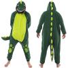 imageSpooktacular Creations Dinosaur Pajama Dinosaur Costume Adult Halloween Costumes Jumpsuit Hoodie Outfit for Cosplay Parties