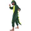 imageSpooktacular Creations Dinosaur Pajama Dinosaur Costume Adult Halloween Costumes Jumpsuit Hoodie Outfit for Cosplay Parties