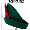 imageSpooktacular Creations Felt Robin Hood Hats with Feather Alpine German Hat Green Tyrolean Costume Accessory for Halloween Dress Up Party Favor One Size Fits all for Adult
