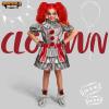 imageSpooktacular Creations Girls Clown Costume Evil Clown Dress Halloween Scary Jester Costume for Girls Halloween