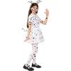 imageSpooktacular Creations Girls Dalmatian Costume Kids Halloween Dog Costume Toddler Puppy Dress Outfit with Accessories