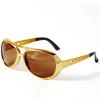 imageSpooktacular Creations Gold Sunglasses Disco Glasses 50s 60s 70s Glasses for Halloween Party Costume Rockstar Accessories Gold Celebrity Sunglasses for women and men