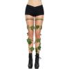 imageSpooktacular Creations Green Leaf Leg Wraps Shimmer Garter for Adult Women Garter Leg Wraps for Rave Dancing Party Halloween Costume Cosplay Parties