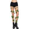 imageSpooktacular Creations Green Leaf Leg Wraps Shimmer Garter for Adult Women Garter Leg Wraps for Rave Dancing Party Halloween Costume Cosplay Parties