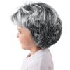 imageSpooktacular Creations Grey Old Man Wig Grandpa Wig Halloween Costume Accessories for Kids Salt and Pepper Hair Old Person