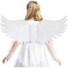 imageSpooktacular Creations Halloween Angel Costume Girls Kids Princess Dress Toddlers Tulle Angel Set with AccessoriesWhite