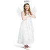 imageSpooktacular Creations Halloween Angel Costume Girls Kids Princess Dress Toddlers Tulle Angel Set with AccessoriesWhite