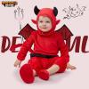 imageSpooktacular Creations Halloween Baby Costume Devil Toddler Demon Costume Jumpsuit for Infants Halloween Party
