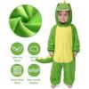 imageSpooktacular Creations Halloween Baby Dinosaur Costume Unisex Dinosaur Hooded Jumpsuit for Halloween Cosplay Themed PartyLight Green