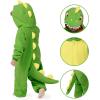 imageSpooktacular Creations Halloween Baby Dinosaur Costume Unisex Dinosaur Hooded Jumpsuit for Halloween Cosplay Themed PartyLight Green