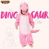 imageSpooktacular Creations Halloween Baby Dinosaur Costume Unisex Dinosaur Hooded Jumpsuit for Halloween Cosplay Themed PartyPink