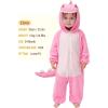 imageSpooktacular Creations Halloween Baby Dinosaur Costume Unisex Dinosaur Hooded Jumpsuit for Halloween Cosplay Themed PartyPink