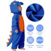 imageSpooktacular Creations Halloween Baby Dinosaur Costume Unisex Dinosaur Jumpsuit for Halloween Cosplay Costume Themed PartyBlue