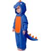 imageSpooktacular Creations Halloween Baby Dinosaur Costume Unisex Dinosaur Jumpsuit for Halloween Cosplay Costume Themed PartyBlue