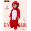 imageSpooktacular Creations Halloween Baby Dinosaur Costume Unisex Dinosaur Jumpsuit for Halloween Cosplay Costume Themed PartyRed