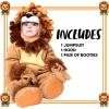imageSpooktacular Creations Halloween Baby Lion Costume Toddler Lion Costume for Infant Kids Halloween Animal Dress up Party