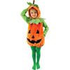 imageSpooktacular Creations Halloween Baby Pumpkin Costume with Green leaves for Toddler Kids Halloween Dress Up Pumpkin Party