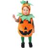 imageSpooktacular Creations Halloween Baby Pumpkin Costume with Green leaves for Toddler Kids Halloween Dress Up Pumpkin Party