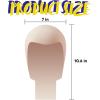 imageSpooktacular Creations Halloween Bald Cap for Men Women Halloween Costumes Latex Bald Head Wig Cap for Adults Costume Makeup Costume Accessories Old Men Balding Cosplay Dress Up Prop