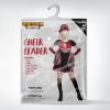 imageSpooktacular Creations Halloween Cheerleader Costume Girls Bad Spirit Costume for Kids Skull Scary Outfit with AccessoriesBlack Red