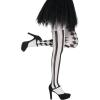imageSpooktacular Creations Halloween Clown Tights for Adult Women Halloween Black and White Harlequin Tights for Halloween Costume Cosplay Parties