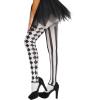 imageSpooktacular Creations Halloween Clown Tights for Adult Women Halloween Black and White Harlequin Tights for Halloween Costume Cosplay Parties