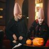 imageSpooktacular Creations Halloween Cone Bald Head Latex Bald Wig Cap for Men Woman Adult Kid Boy Girl Halloween Alien Cosplay Costume Accessory Egg Shaped Head Party Dress Up Masquerade Makeup Prop
